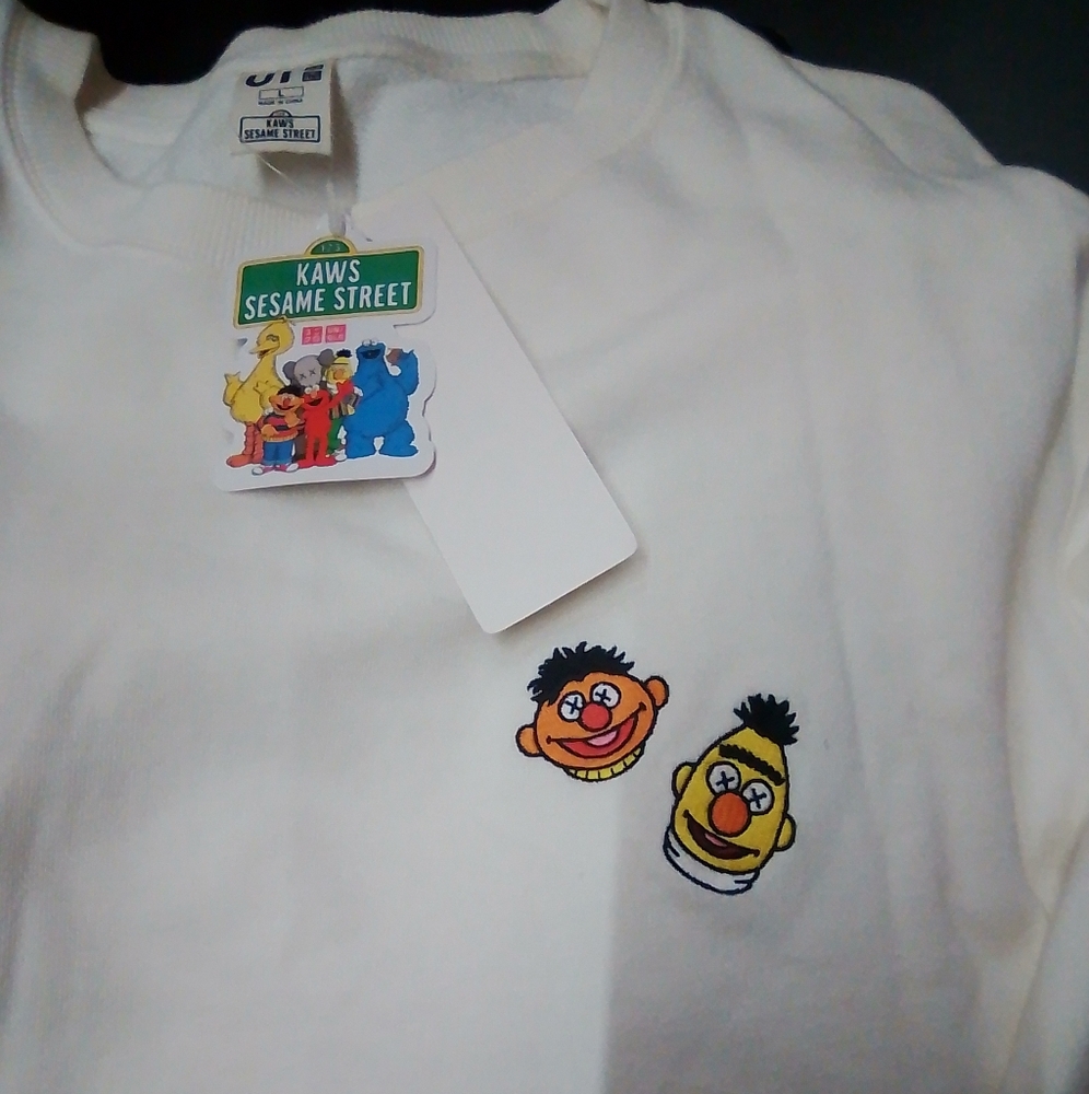 Brand new kaws sesame Street long sleeve sweatshirt